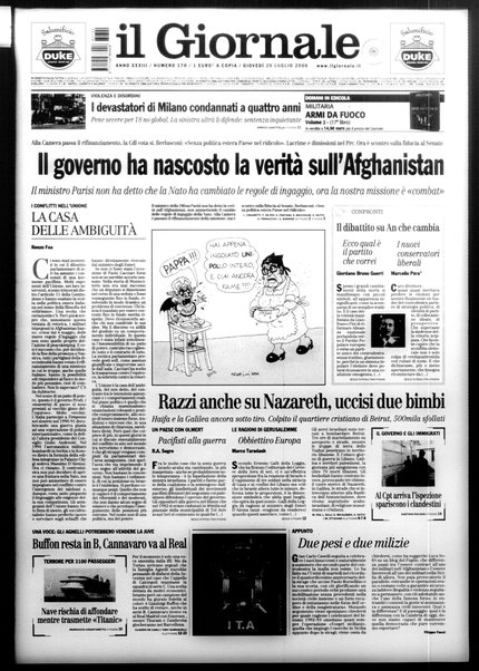 Il giornale : quotidiano del mattino